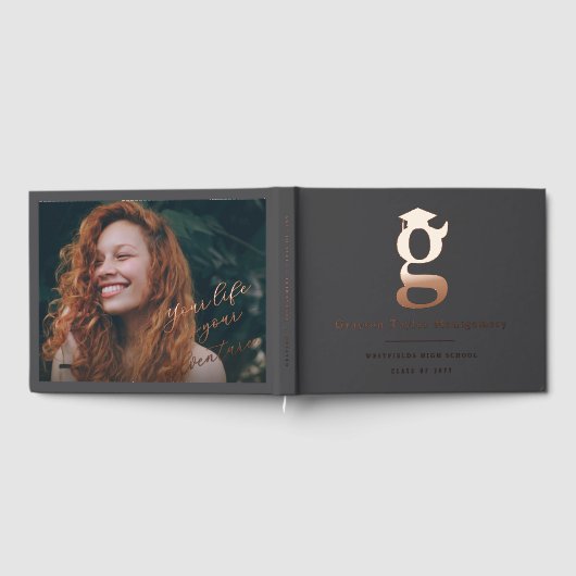 Classic Monogram G And Graduation Cap Grad Party (Complet)