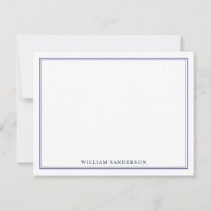 Classic Monogram gepersonaliseerde notitie Kaart