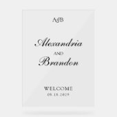Classic Monogram Initials and Ampersand Wedding (Recto)