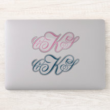 Classic Monogram Stickers | Initiaal Etiketten