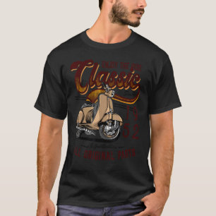 Classic Moped Rider Birthday 1952 T-shirt