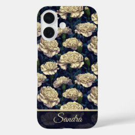 Classic Mothers Day Gift Carnation Custom iPhone 16 Hoesje