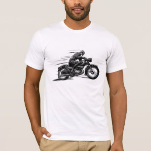 CLASSIC MOTORCYCLUS AFBEELDING T-SHIRTS. T-SHIRT