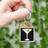Classic Movie Martini Sleutelhanger (zwart) (Hand)