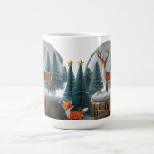Classic Mug 15 oz Woodland Christmas Snow Globe (Centre)
