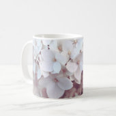 Classic Mug Blush Pink Hydrangea Floral Botanical (Devant gauche)