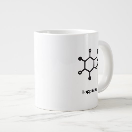 Classic Mug - Caffeine = Happiness (Devant droit)