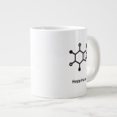 Classic Mug - Caffeine = Happiness Extra Grote Beker (Voorkant rechts)