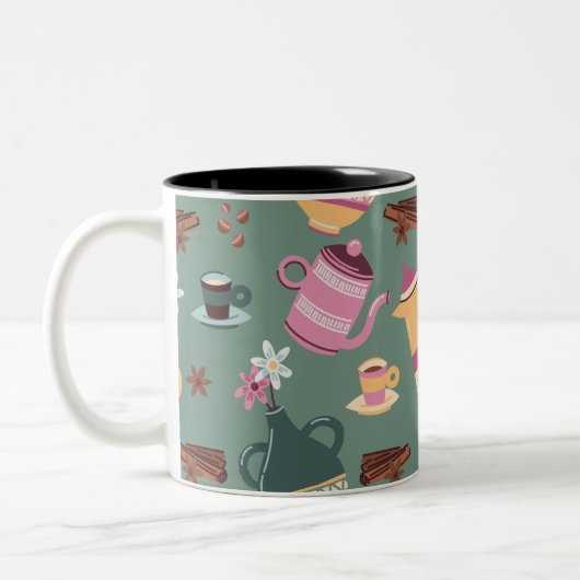 Classic Mug design  Tweekleurige Koffiemok (Links)