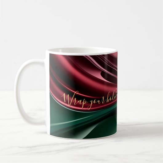 Classic mug in stylish abstract graphic koffiemok (Links)