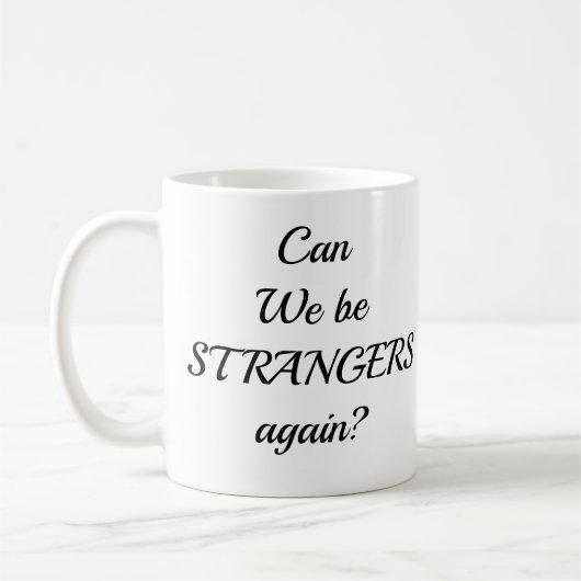 Classic Mug with novel quotes  (Gauche)