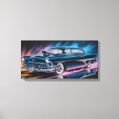 Classic Muscle Car 1956 Canvas Afdruk (Voorkant)