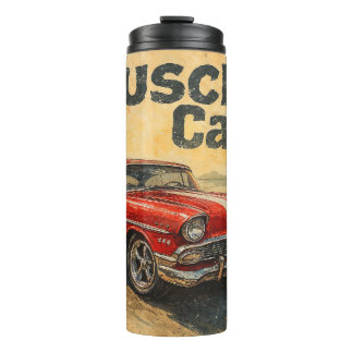 Classic Muscle Car Tumbler Wrap Thermosbeker