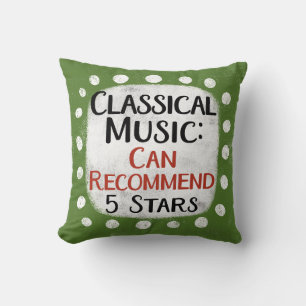 Classic Music Review 5 Étoiles Lance Oreiller