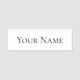 Classic Name Tag - Jouw naam