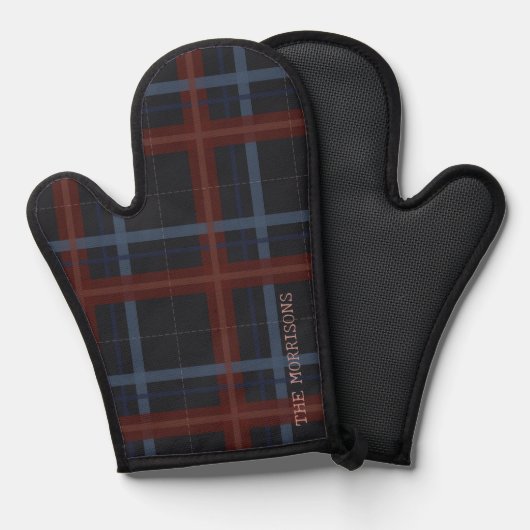 Classic Navy Blue Plaid Pattern (Recto/Verso)