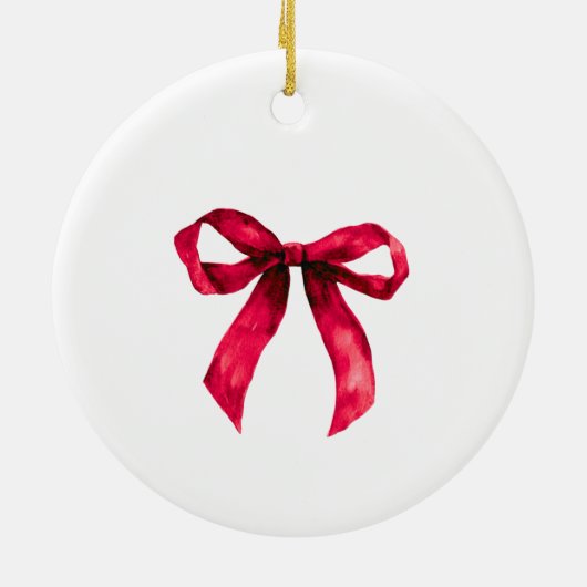 Classic New Home First Christmas Custom Family Keramisch Ornament (Achterkant)