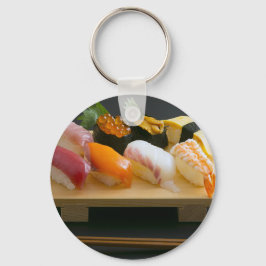 "Classic Nigiri Sushi Keychain – Japanese Minimali