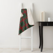 Classic Noël Plaid Nom de famille Monogramme (En situation)