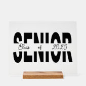 Classic noir Senior personnalisé (Recto)