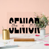 Classic noir Senior personnalisé (Mariage)