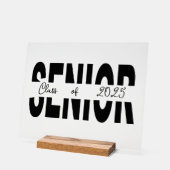 Classic noir Senior personnalisé (Angle)