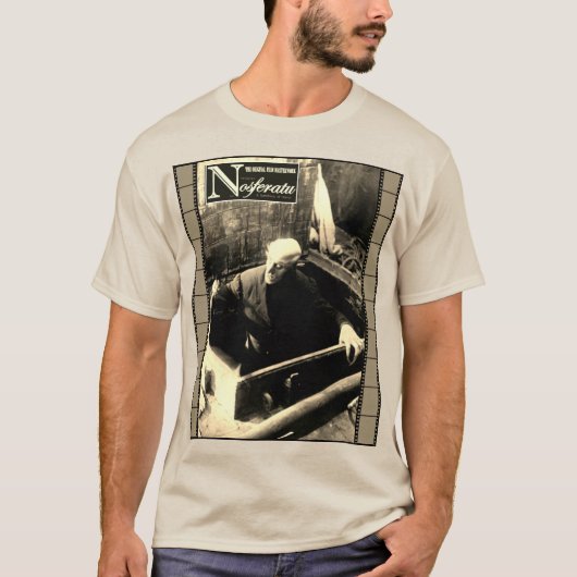 Classic Nosferatu Horror Film T-Shirt (Devant)