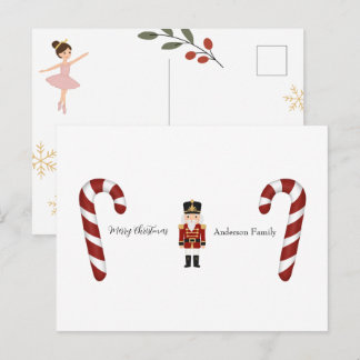 Classic Nutcracker Christmas Briefkaart