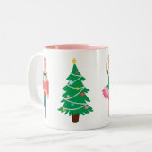 Classic Nutkraker Kerstmis Tweekleurige Koffiemok (Voorkant links)