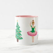 Classic Nutkraker Kerstmis Tweekleurige Koffiemok (Center)