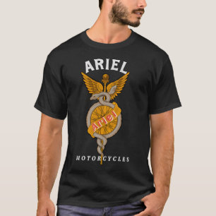 Classic Old Ariel Motorcycle Logo door MotorManiac T-shirt