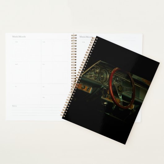 Classic Old Car Dashboard-stuurwiel Planner (Display)