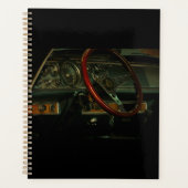 Classic Old Car Dashboard-stuurwiel Planner (Voorkant)