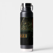 Classic Old Car Dashboard-stuurwiel Waterfles (Voorkant)