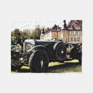 Classic Old Time Car Fleece Deken