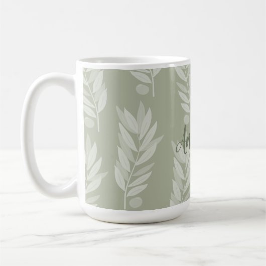 Classic Olive Leaf Mug Koffiemok (Links)