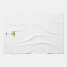 Classic Olive Martini Kitchen Towel