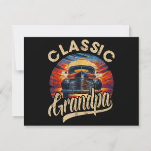 Classic Opa Funny Gezegde Car Lover Mannen Papa Pa