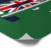 Classic Original Mini Cooper minimalistische kunst Poster (Hoek)