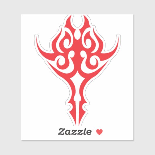 Classic Ornamental Floral Border Elegant Design Sticker (Vel)