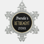 Classic, ornement de retraite personnalisé (Devant)