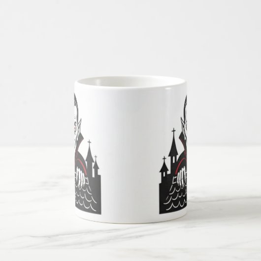 Classic Peeking Vampire Mug  (Centre)