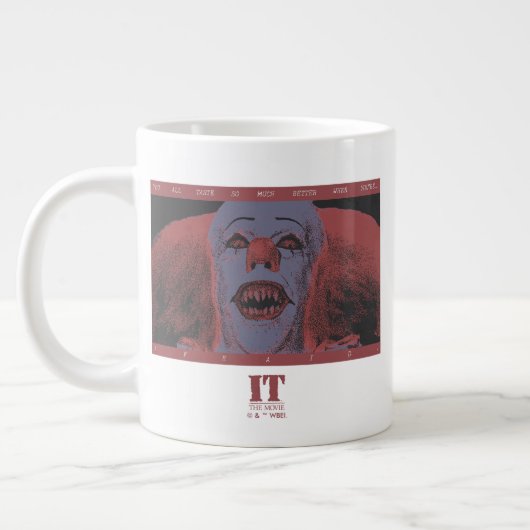 Classic Pennywise - Veel beter als je bang bent Extra Grote Beker (Links)