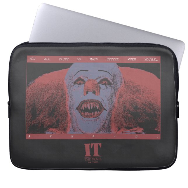 Classic Pennywise - Veel beter als je bang bent Laptop Sleeve (Voorkant)