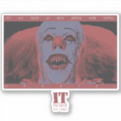 Classic Pennywise - Veel beter als je bang bent Sticker (Voorkant)