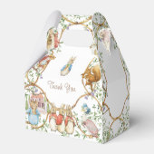 Classic Peter het Konijn Baby shower Bedankdoosjes (Achterkant)