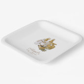 Classic Peter het Konijn Baby shower Papieren Bordje (Gebogen)