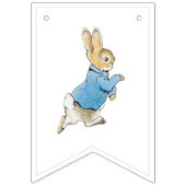 Classic Peter le lapin Baby shower Bunting drapeau (Premier drapeau)