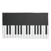 Classic piano-toetsenbord - Aangepaste muziek Kussensloop (Achterkant)