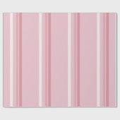 Classic Pink Stripe Cadeaupapier (Vlak)